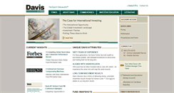 Desktop Screenshot of davisfunds.com